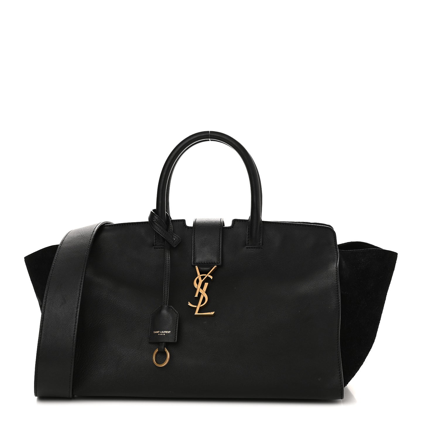 Calfskin Small Monogram Downtown Cabas Black