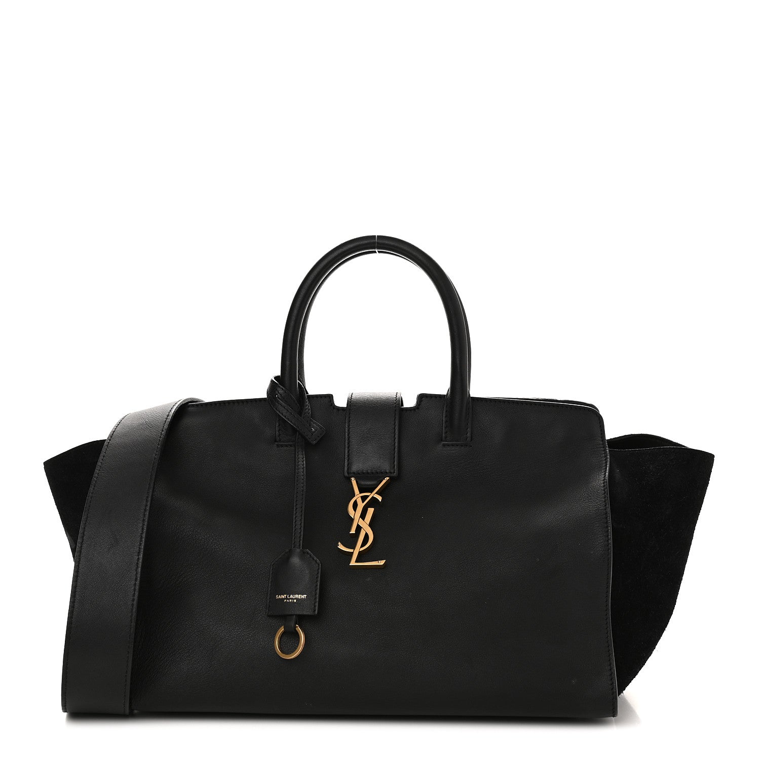 Saint Laurent Calfskin Small Monogram Downtown Cabas Black 1 of 13