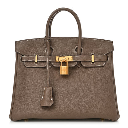 Hermes Togo Birkin 25 Etoupe 1 of 18