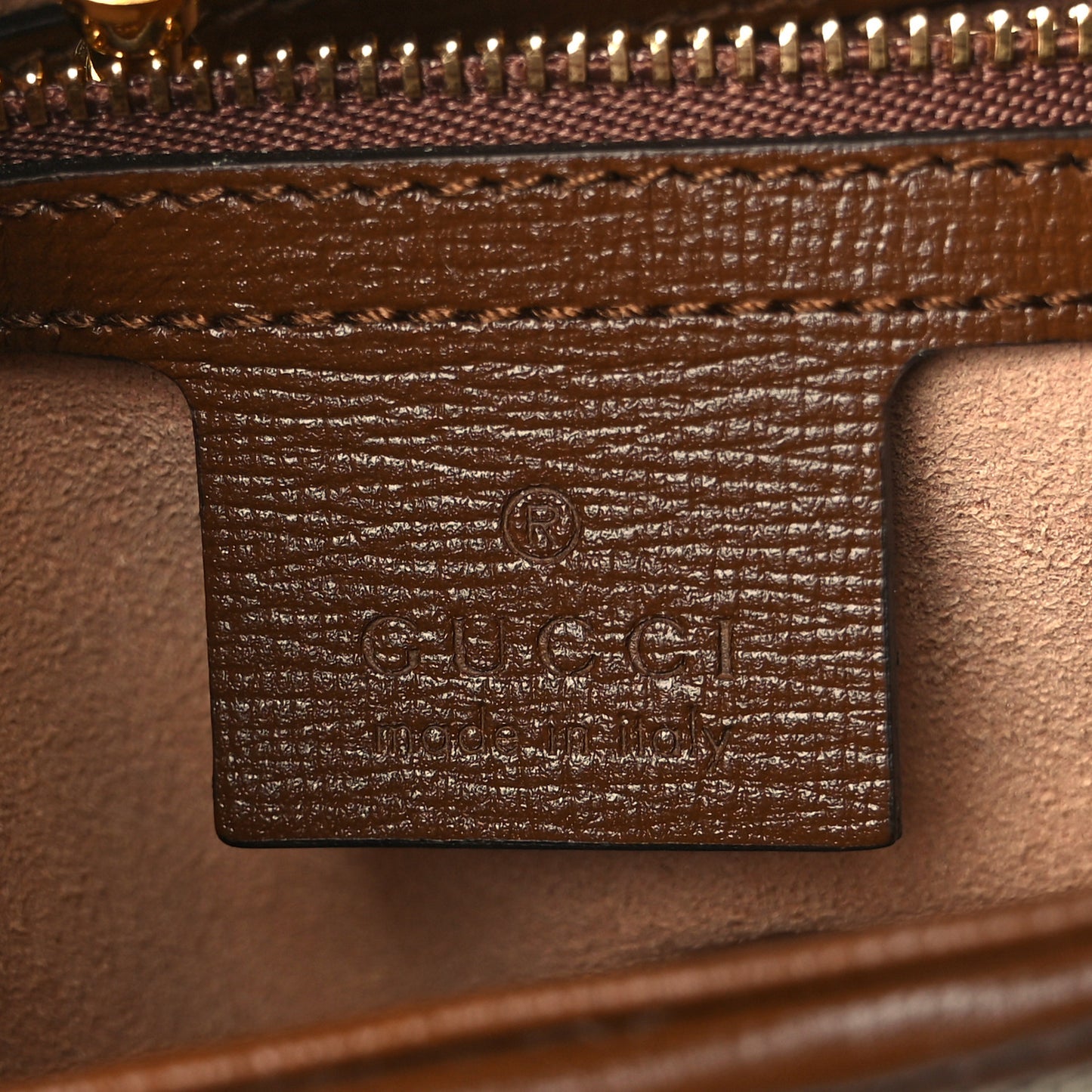 GG Supreme Monogram Azalea Calfskin Web Small Jackie 1961 Hobo Beige Ebony Brown Sugar