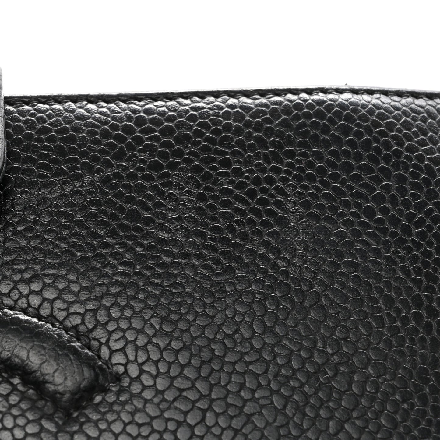 Caviar Timeless CC French Wallet Black
