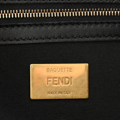Fendi Nappa FF 1974 Embossed Baguette Black 6 of 12
