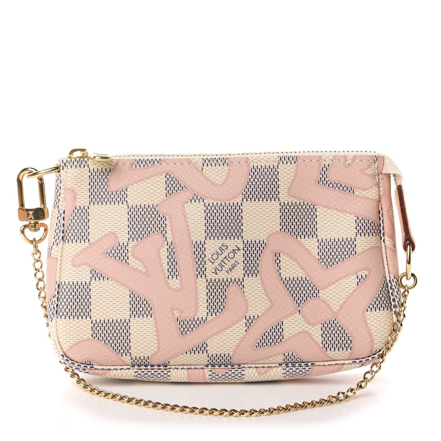 Louis Vuitton Damier Azur Tahitienne Mini Pochette Accessories 1 of 8