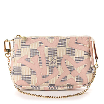 Louis Vuitton Damier Azur Tahitienne Mini Pochette Accessories 1 of 8