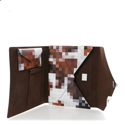 Louis Vuitton Calfskin Cowmooflage Mark Folder Brown 5 of 7