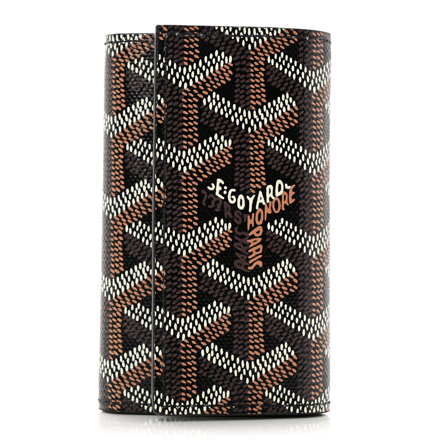 Goyard Goyardine Saint Michel 6 Key Holder Black 1 of 21
