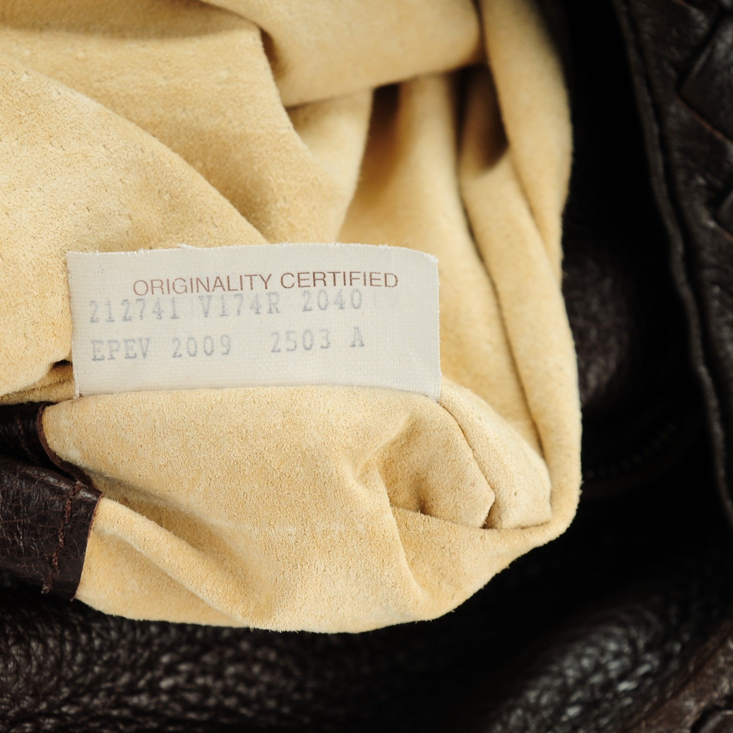Bottega Veneta Cervo Deerskin Large Hobo Ebano 7 of 7
