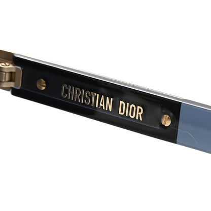 Christian Dior Diorsignature S5U Square Sunglasses Gold Blue 5 of 7
