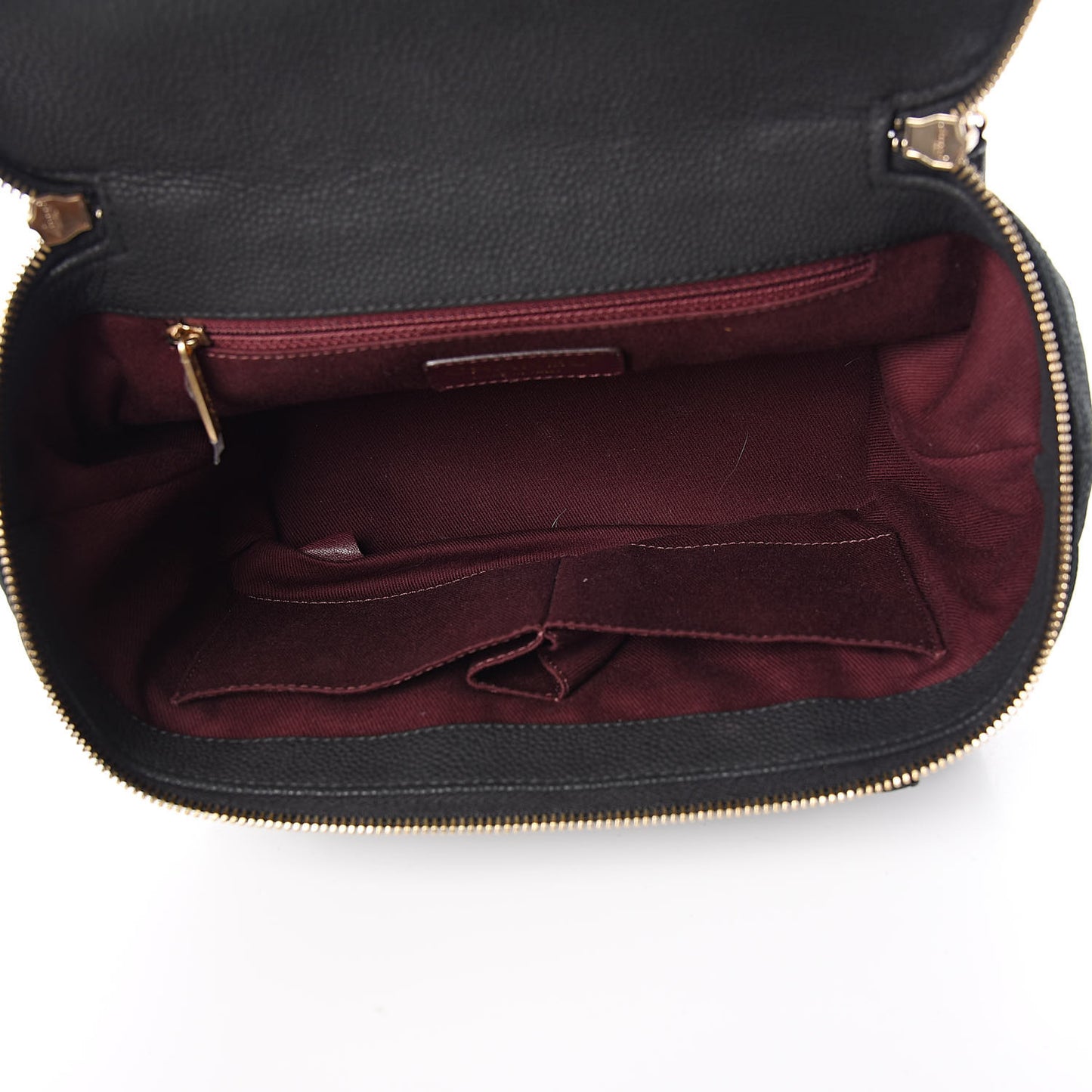 Iridescent Grained Calfskin Quilted Globe Trotter Vanity Case Black