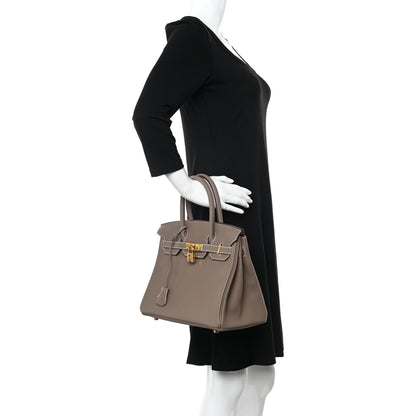 Hermes Togo Birkin 30 Etoupe 2 of 13