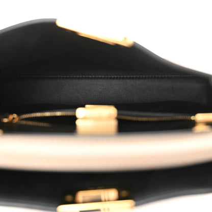 Fendi Tahiti Burro Medium Peekaboo Iconic Essentially Satchel Tortora Black 5 of 10