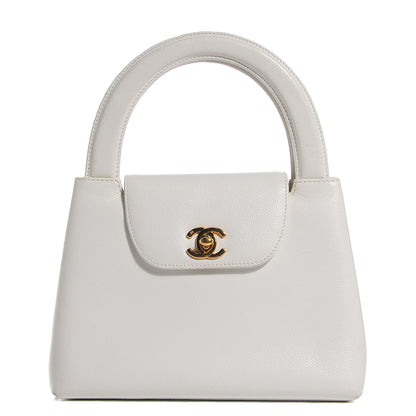 Chanel Caviar Small Kelly Flap Bag White 1 of 9