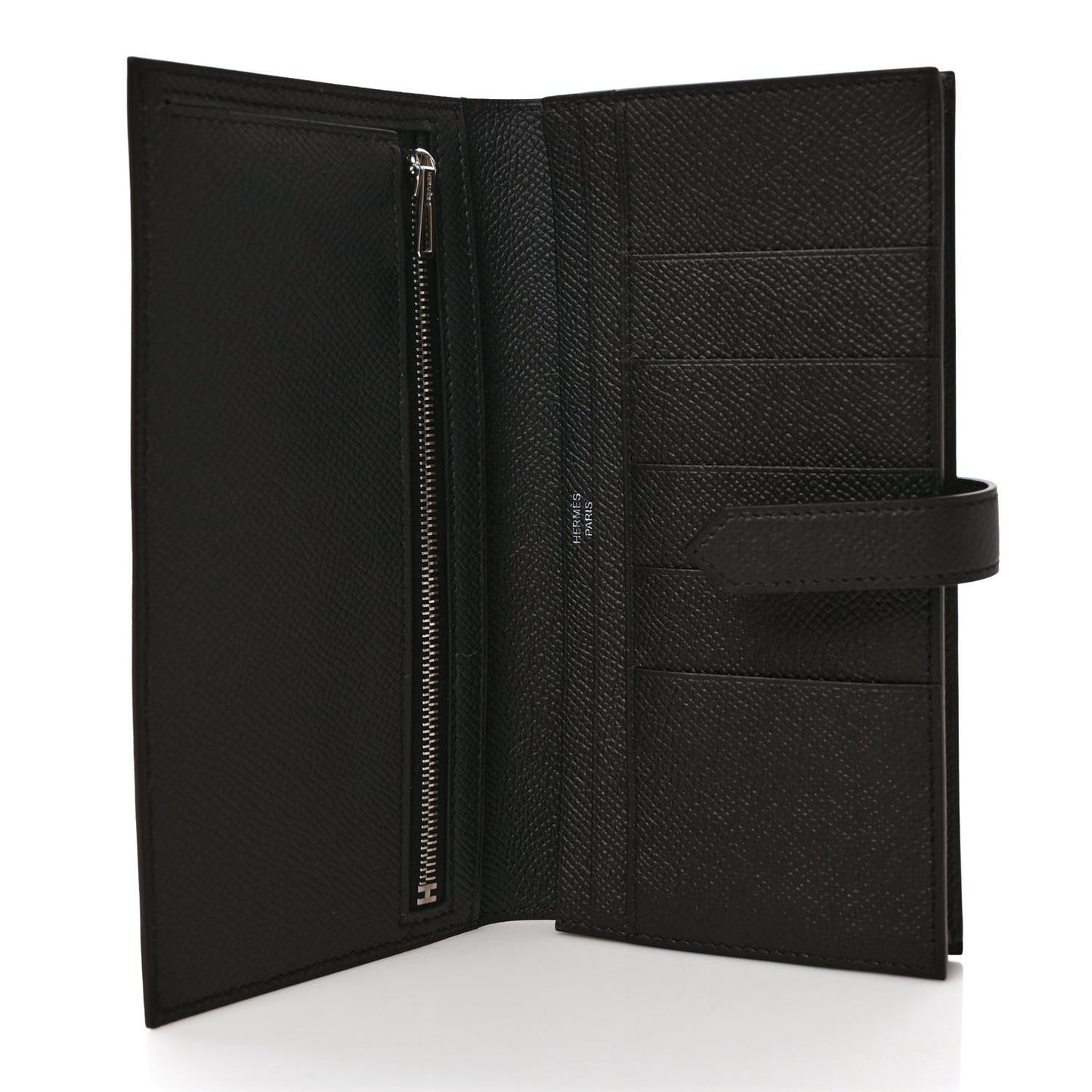 Epsom Monochrome Bearn Gusset Wallet Black