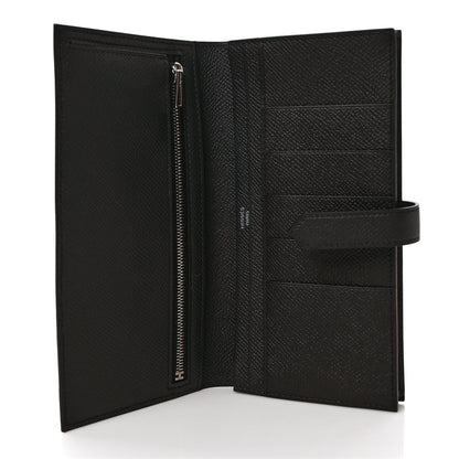 Hermes Epsom Monochrome Bearn Gusset Wallet Black 5 of 7