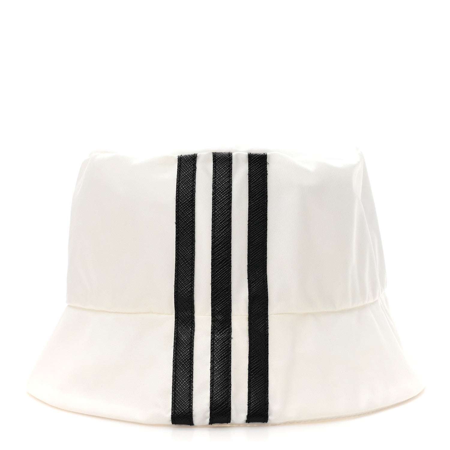 PRADA バケットハット XL Prada X ADIDAS Re-Nylon Mens Bucket Hat XL White 1530701