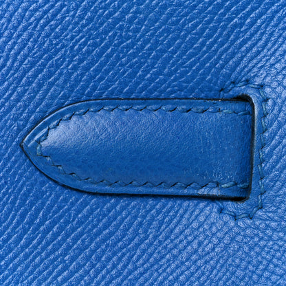 Hermes Courchevel Birkin 35 Bleu France 12 of 66