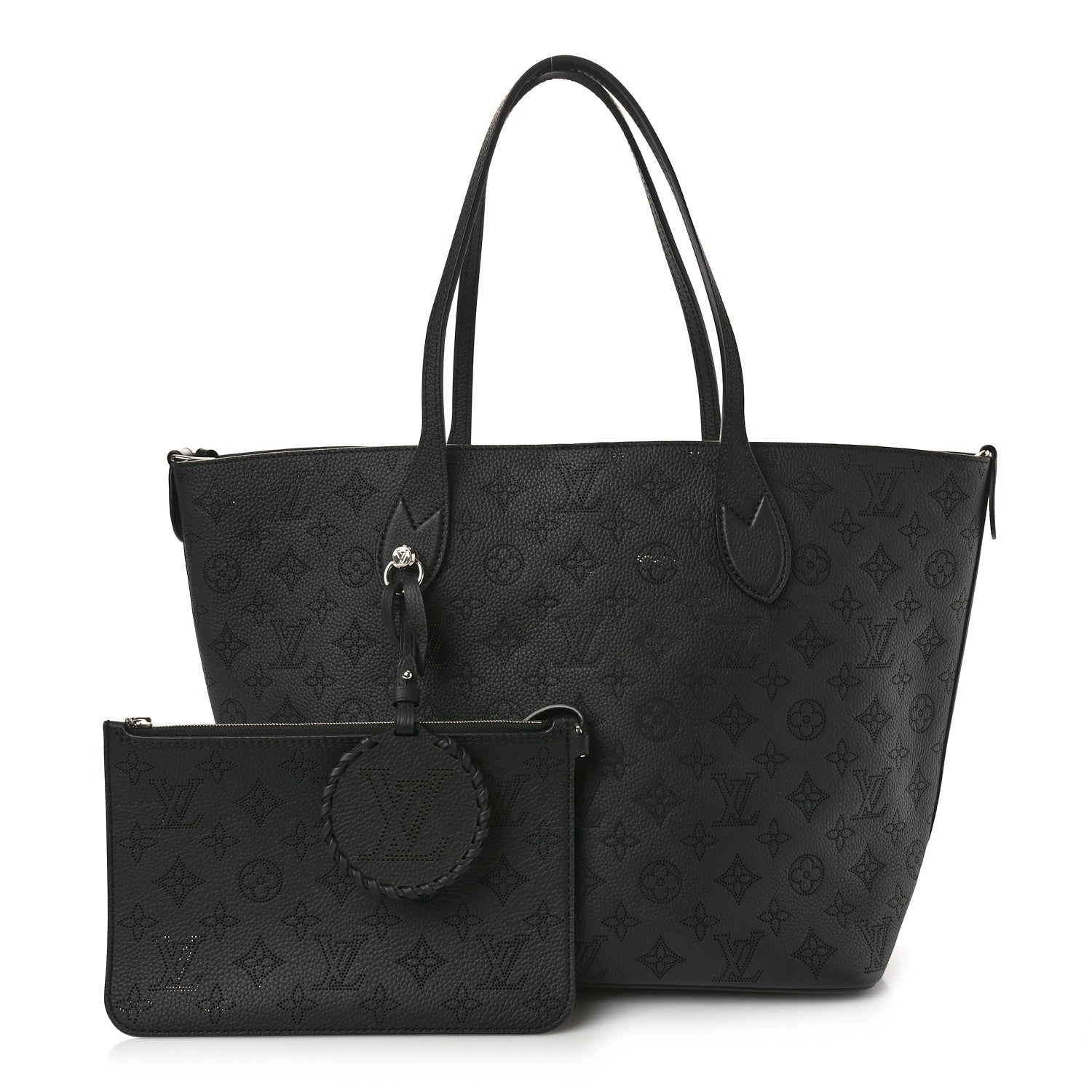 Louis Vuitton Mahina Blossom MM Black 3 of 9