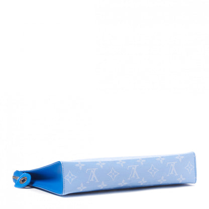 Louis Vuitton Monogram Clouds Pochette Voyage MM A4 Blue 3 of 7