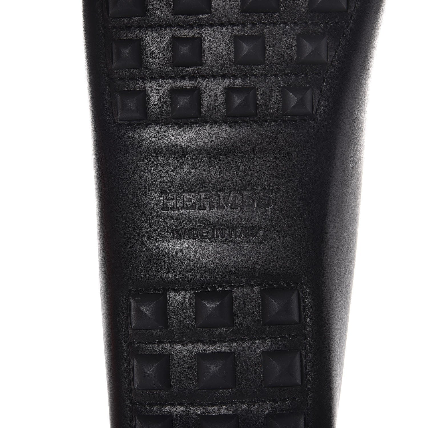 Hermes Supple Calfskin Irving Driving Moccasin Loafers 39 Black 6 of 10