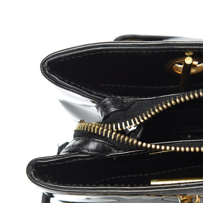 Chanel Patent Flap Shoulder Bag Black 17 of 24