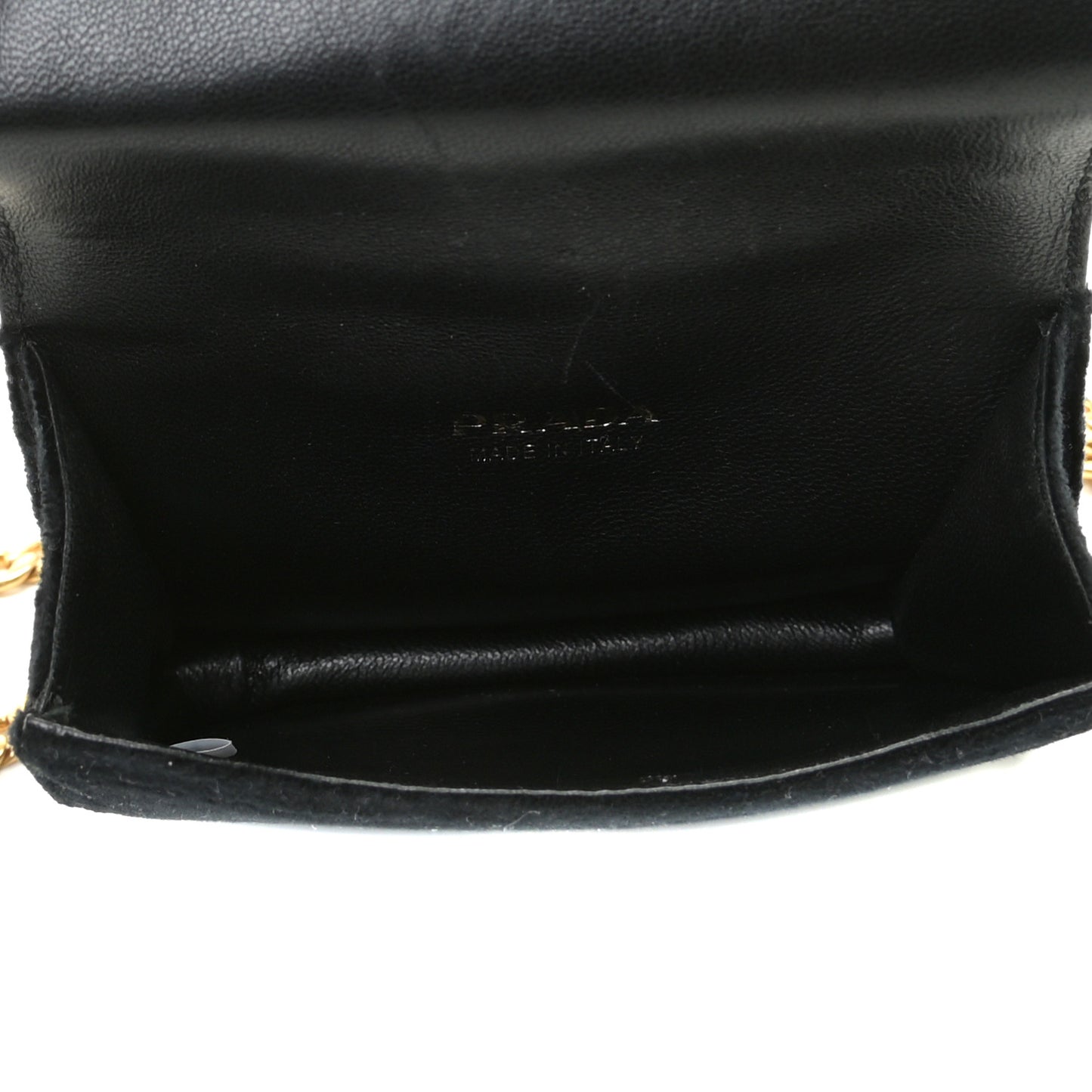 Velluto Micro Cahier Bag Black