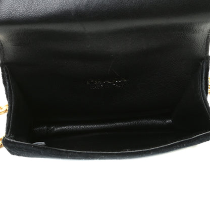 Prada Velluto Micro Cahier Bag Black 5 of 9
