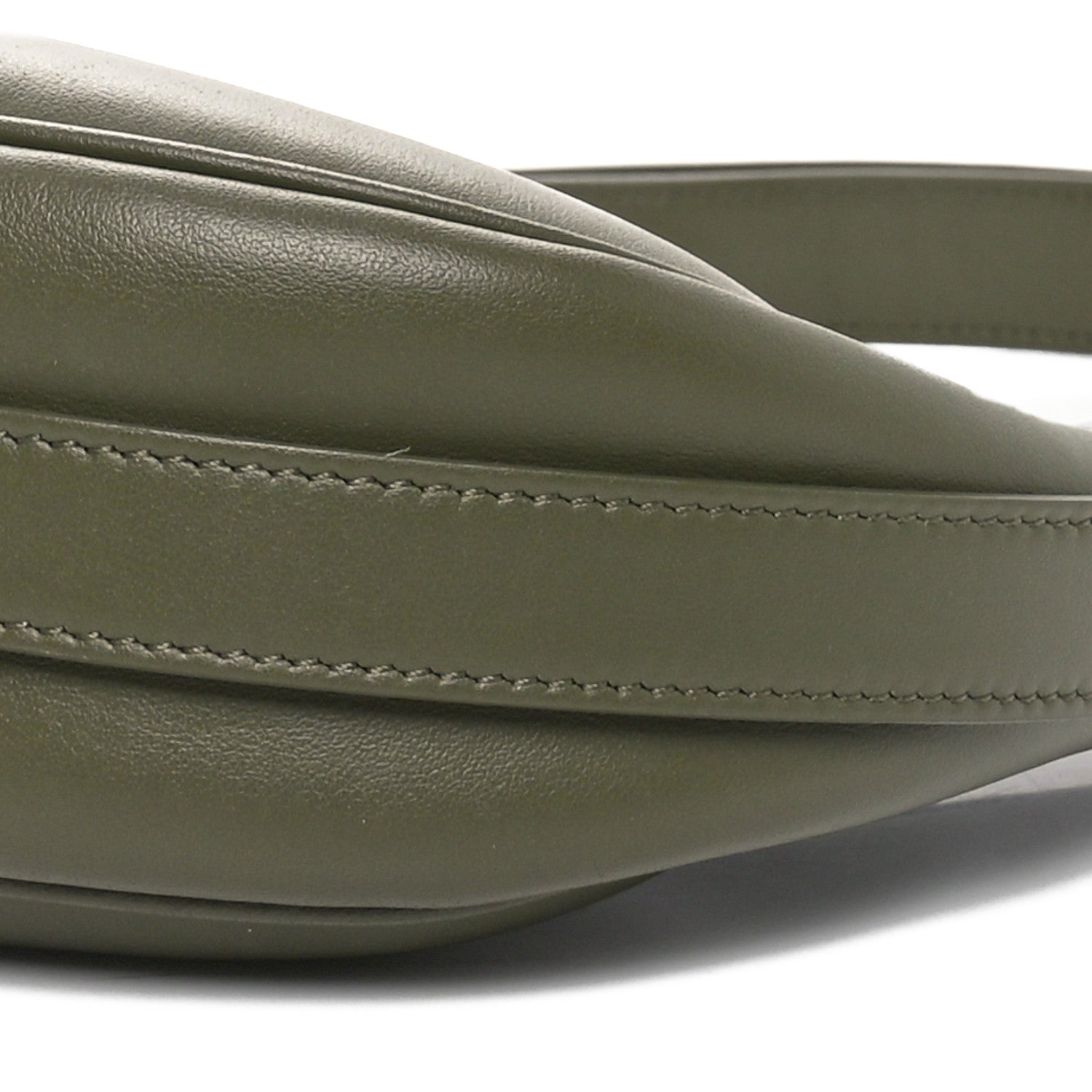 Celine Smooth Calfskin Medium Strap Ava Shoulder Bag Dark Olive 9 of 10