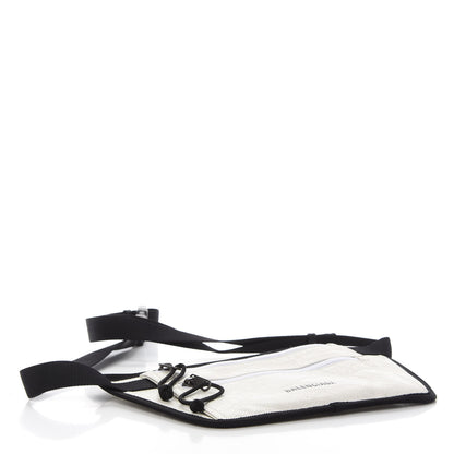 Balenciaga Agneau Arena Weekend Belt Wallet White 4 of 9