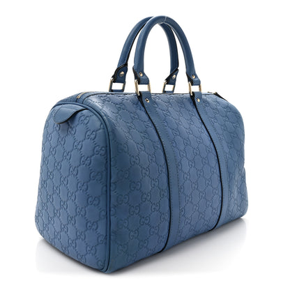Gucci Guccissima Medium Joy Boston Blue 3 of 14