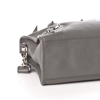 Balenciaga Chevre Silver Metallic Edge Hardware S City Gris Acier 5 of 10