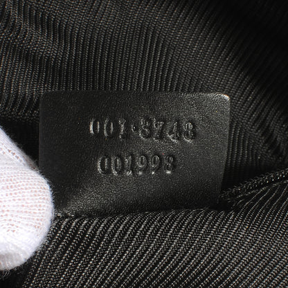 Gucci Monogram Small Drawstring Shoulder Bag Black 7 of 8