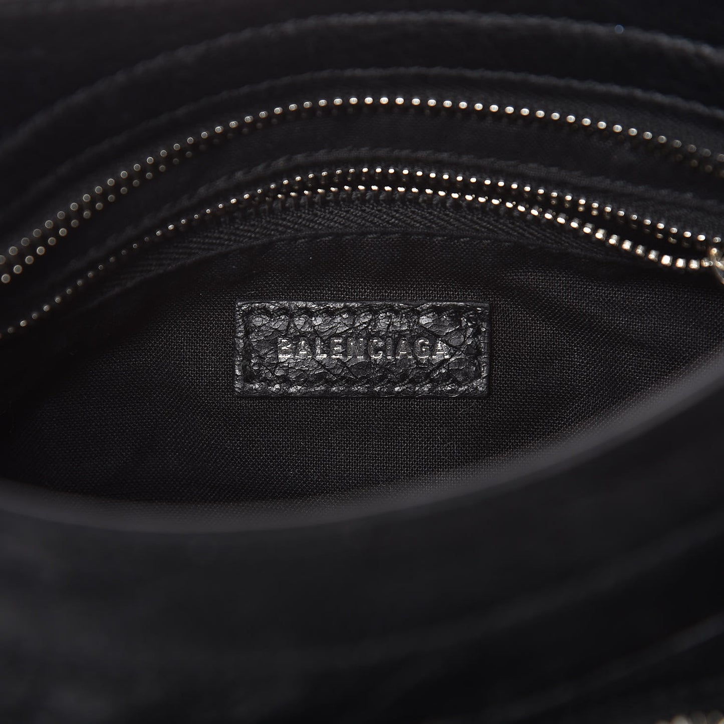 Agneau Classic Silver Hardware Mini City Black