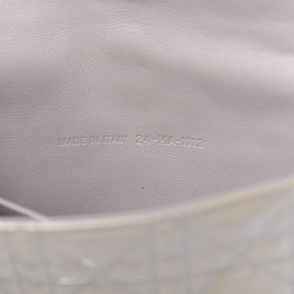 Christian Dior Patent Cannage New Lock Pouch Beige 6 of 13