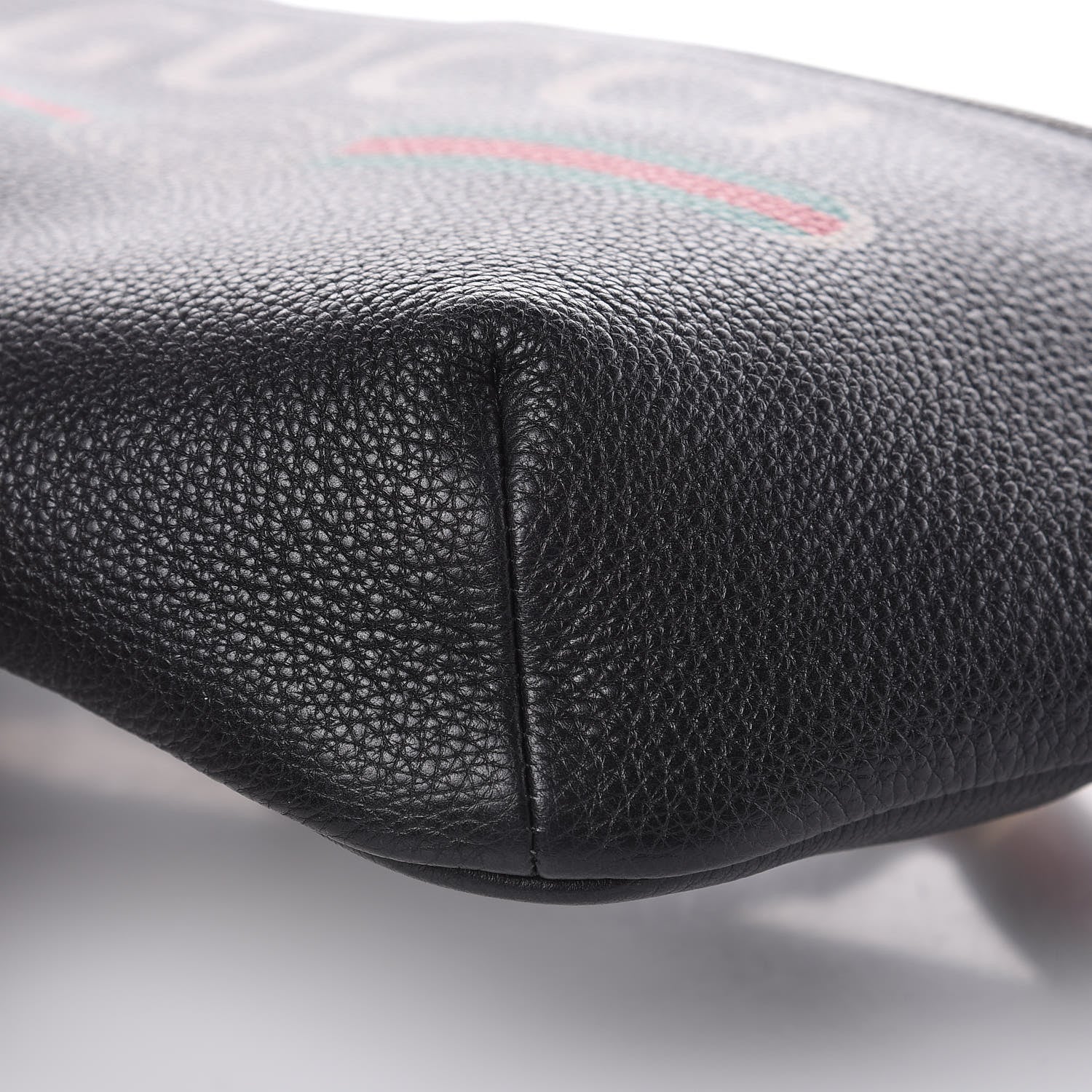 Gucci Grained Calfskin Logo Belt Bag Black 9 of 9