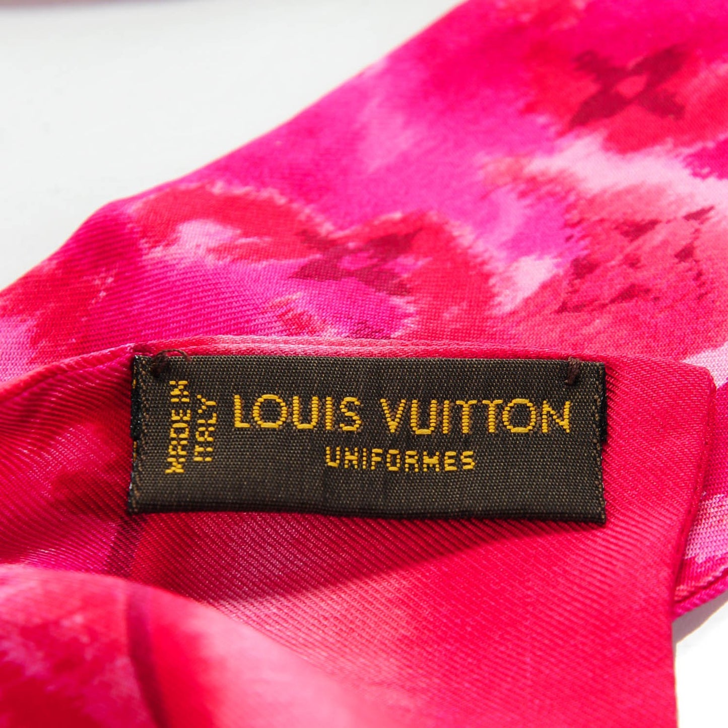 Silk Monogram Ikat Summer Bandeau Rose Indien