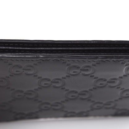 Gucci Guccissima Bi-Fold Wallet Black 9 of 9