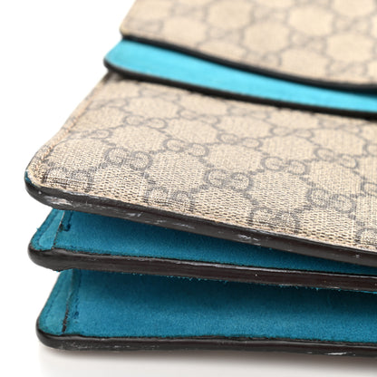 Gucci GG Supreme Monogram Medium Dionysus Shoulder Bag Blue 10 of 14