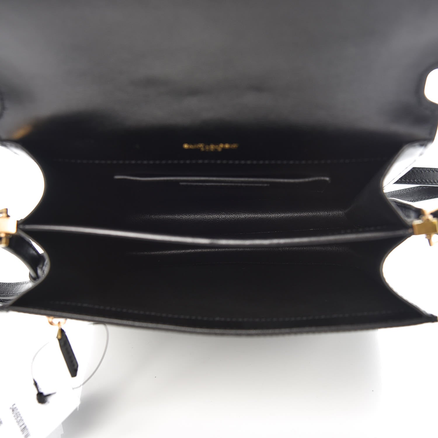 Saint Laurent Calfskin Sao Shoulder Bag Black 7 of 8