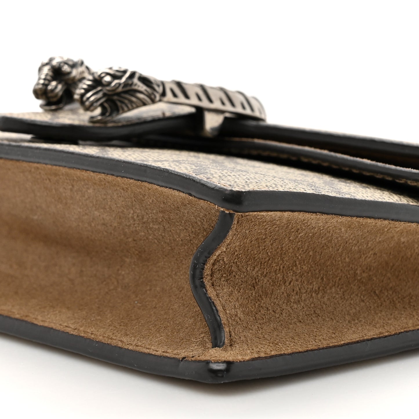 GG Supreme Monogram Super Mini Dionysus Shoulder Bag Taupe
