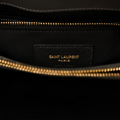 Saint Laurent Calfskin Y Quilted Monogram Medium Loulou Chain Satchel Pebble 7 of 13