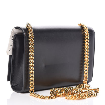 Saint Laurent Calfskin Small Classic Monogram Kate Tassel Satchel Black 3 of 9