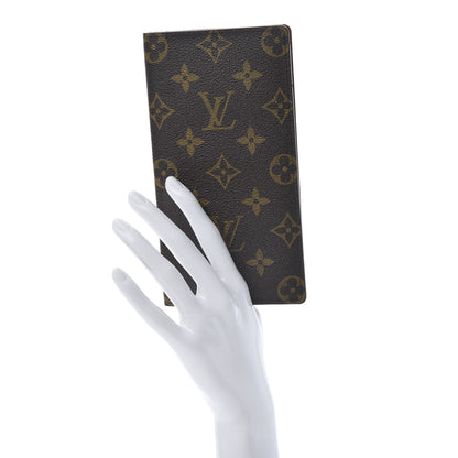 Louis Vuitton Monogram Porte Valeurs Checkbook Wallet 2 of 10
