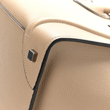 Celine Drummed Calfskin Mini Luggage Dune 11 of 11