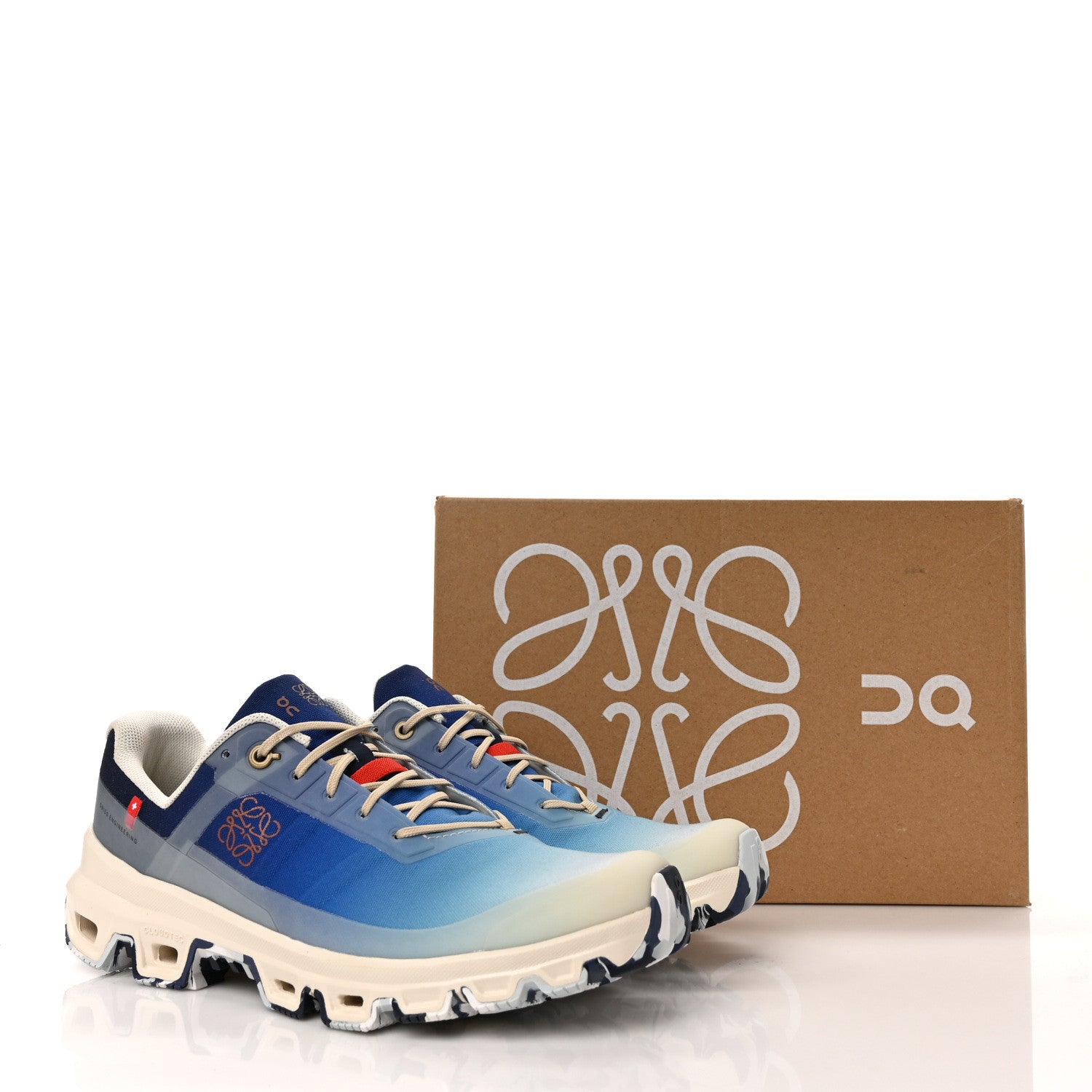 Loewe X ON Canvas Mesh Cloudventure Sneakers 8 Gradient Blue 10 of 10