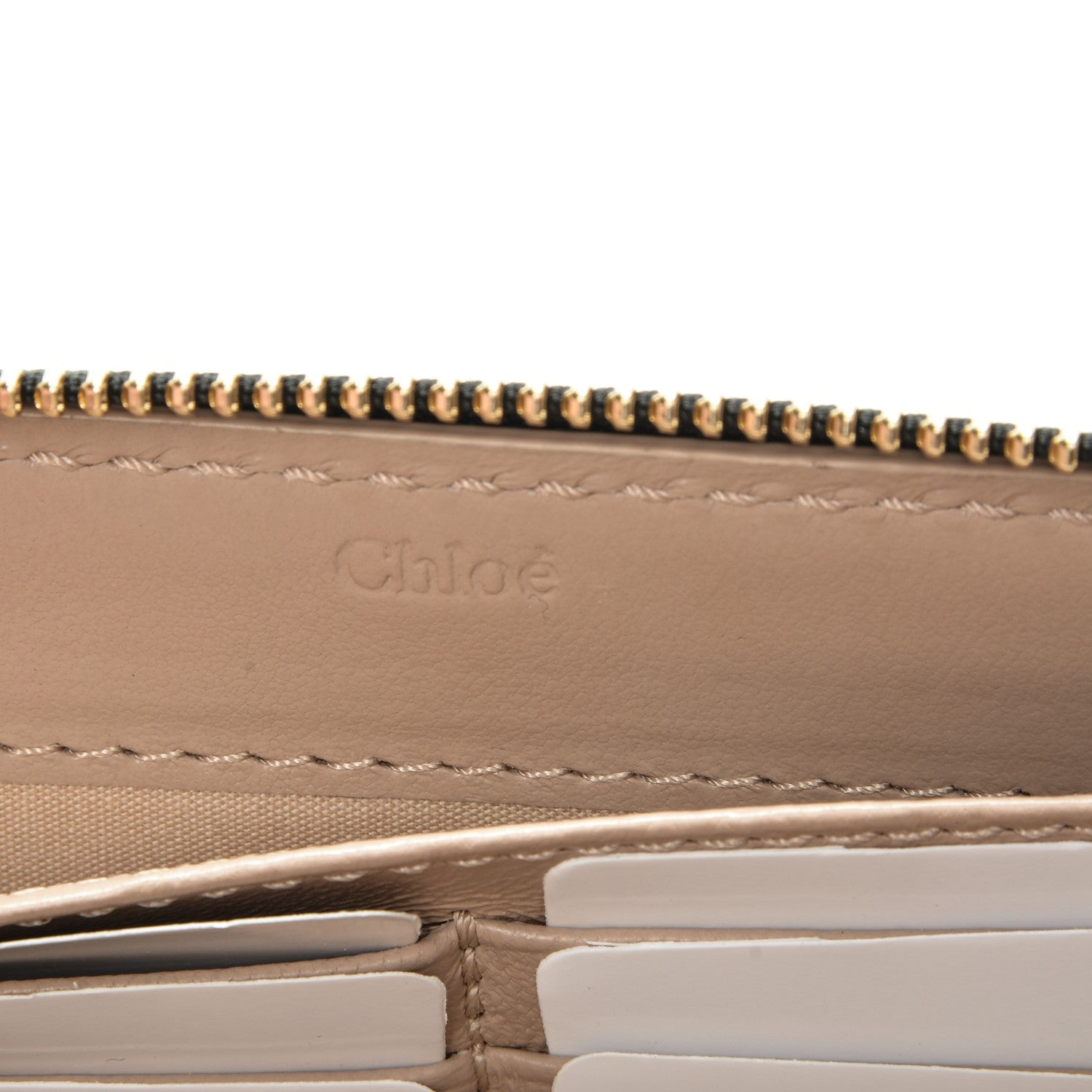 Chloe Grained Calfskin Marcie Long Zip Around Wallet Black 6 of 9
