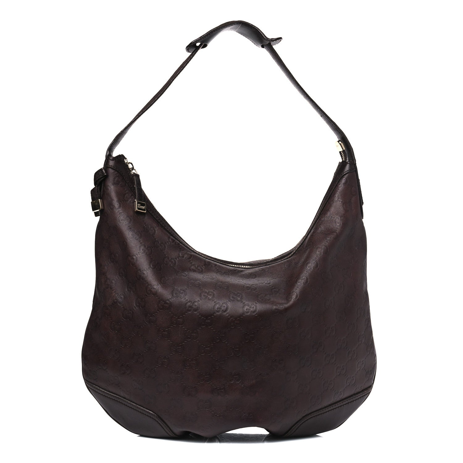 Gucci Guccissima Large Princy Hobo Dark Brown 1 of 15