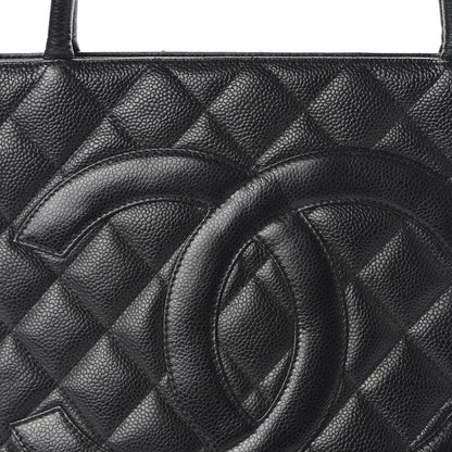 Chanel Caviar Quilted Medallion Tote Black 10 of 10