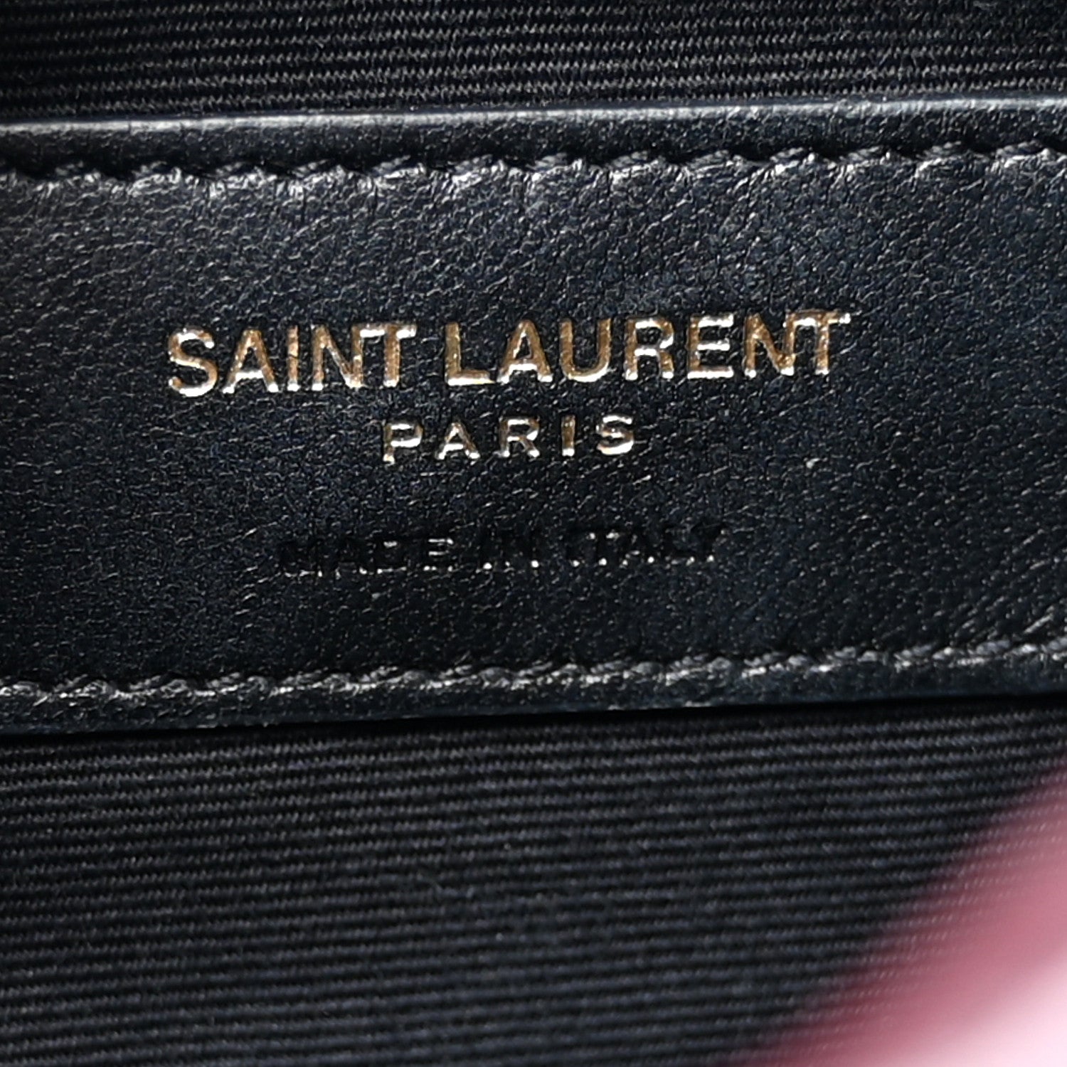 Saint Laurent Calfskin Matelasse Monogram Lou Belt Bag Dark Legion Red 6 of 11