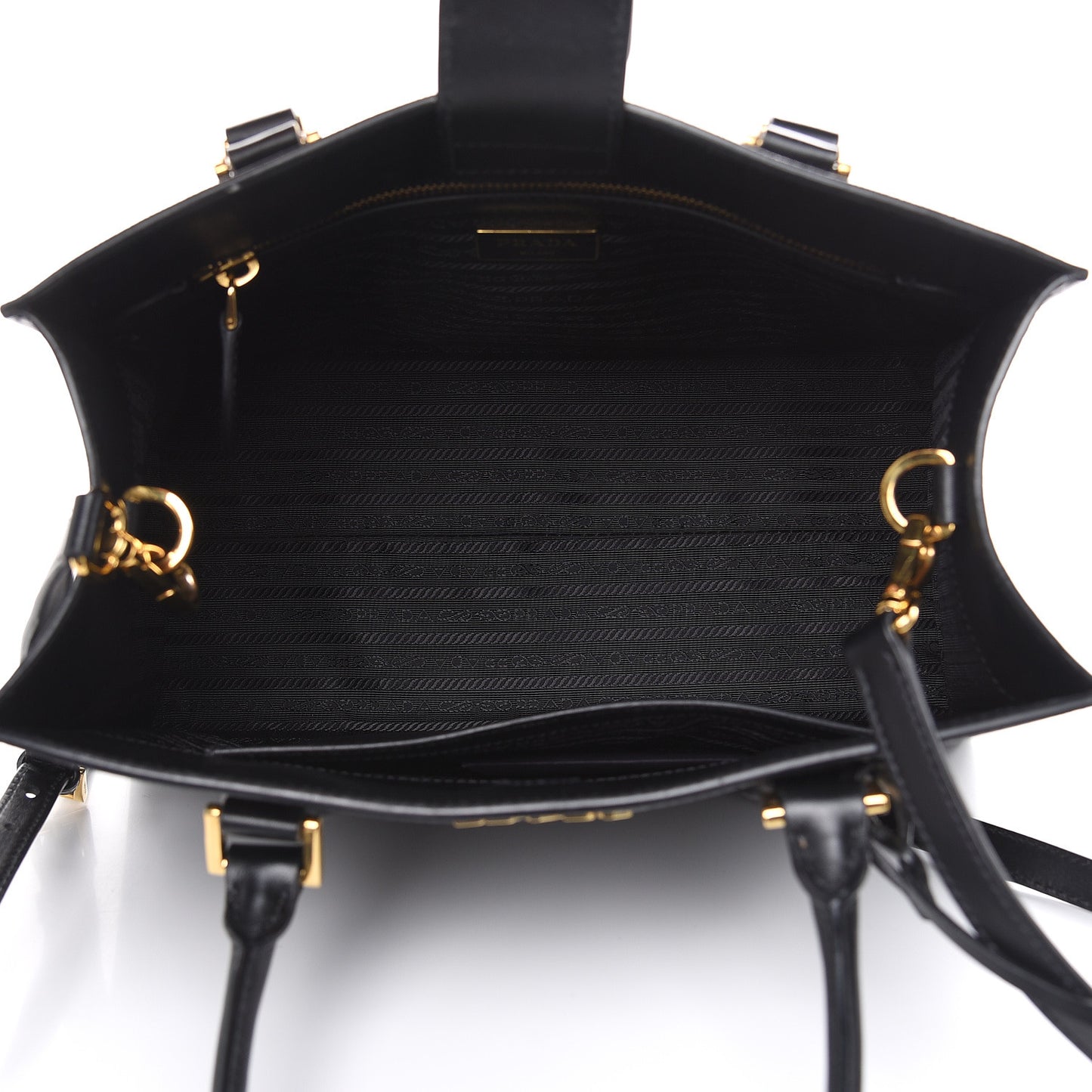 Saffiano Soft Calfskin Tote Black