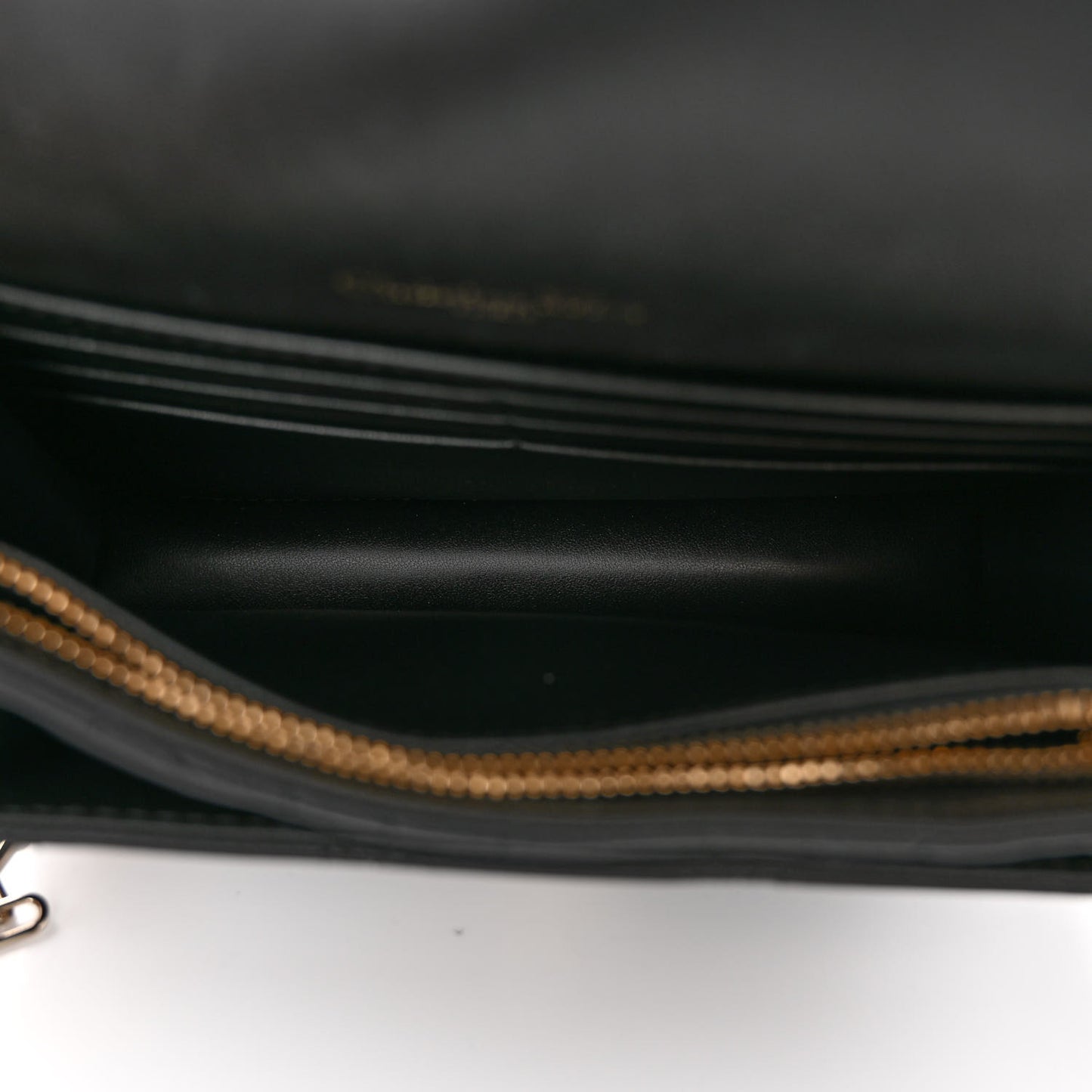Lambskin Cannage Lady Dior Chain Pouch Black